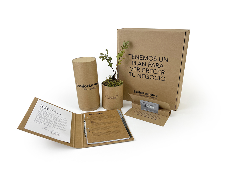 Imagen de un lote de productos de EssilorLuxotica