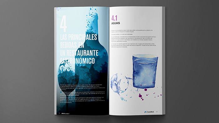 Pagina hablando de las principales bebidas en un restaruante gastronomico de food and beverage